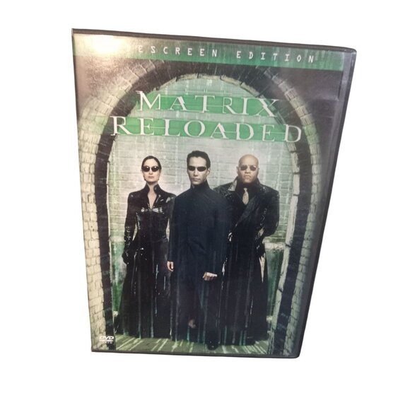 Warner Bros. DVD Movie Case ONLY Matrix Reloaded Black Green 2003 - Picture 1 of 4